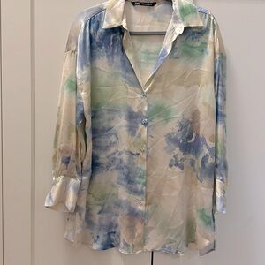 Zara oversized blouse